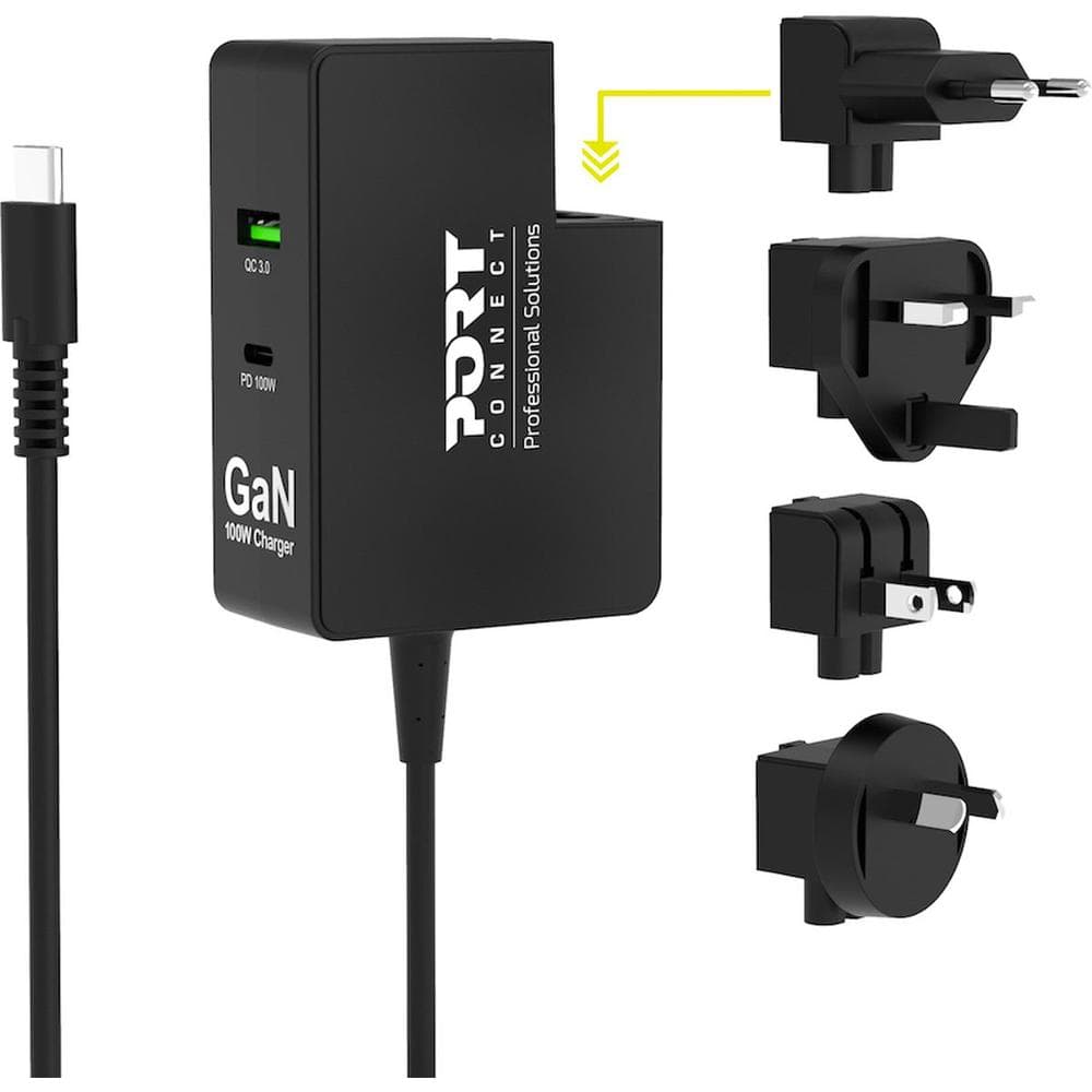 Uni charger GaN USB-C/USB-A 100W PORT