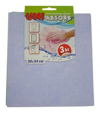 Utierka uniabsorb 38x34cm 3ks/bal