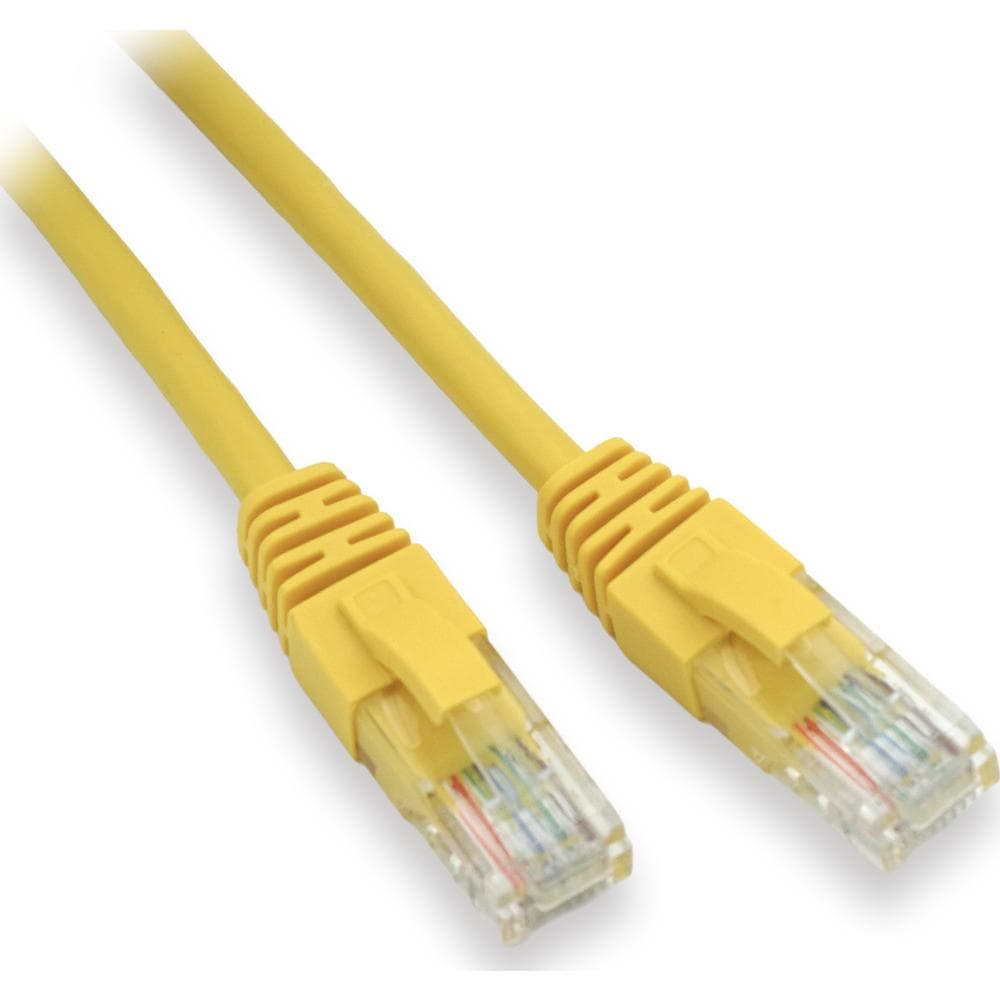 UTP patch kabel Cat5e PVC 2m žlutý LYNX