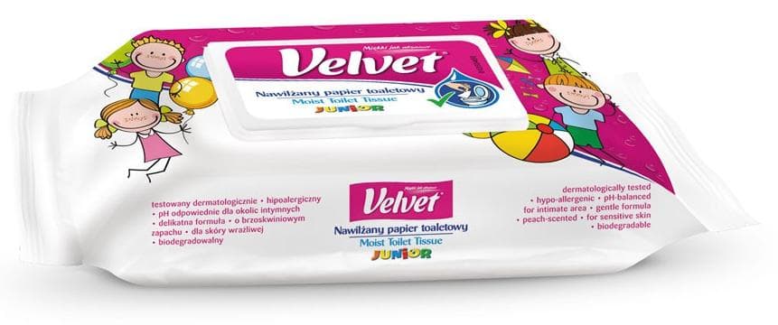 Velvet vlhčené utierky Junior 48ks