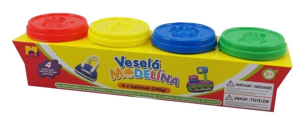 Veselá modelína 4 x 140 g