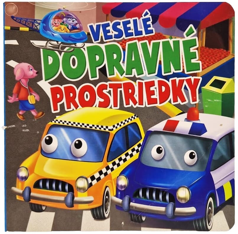 Veselé dopravné prostriedky leporelo