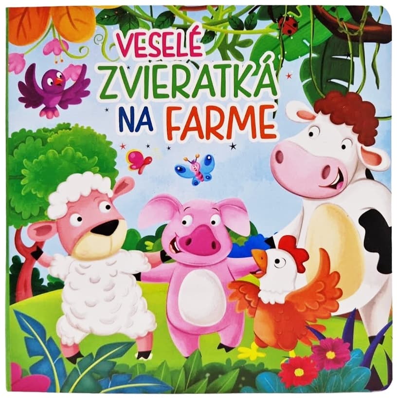 Veselé zvieratká na farme knižka