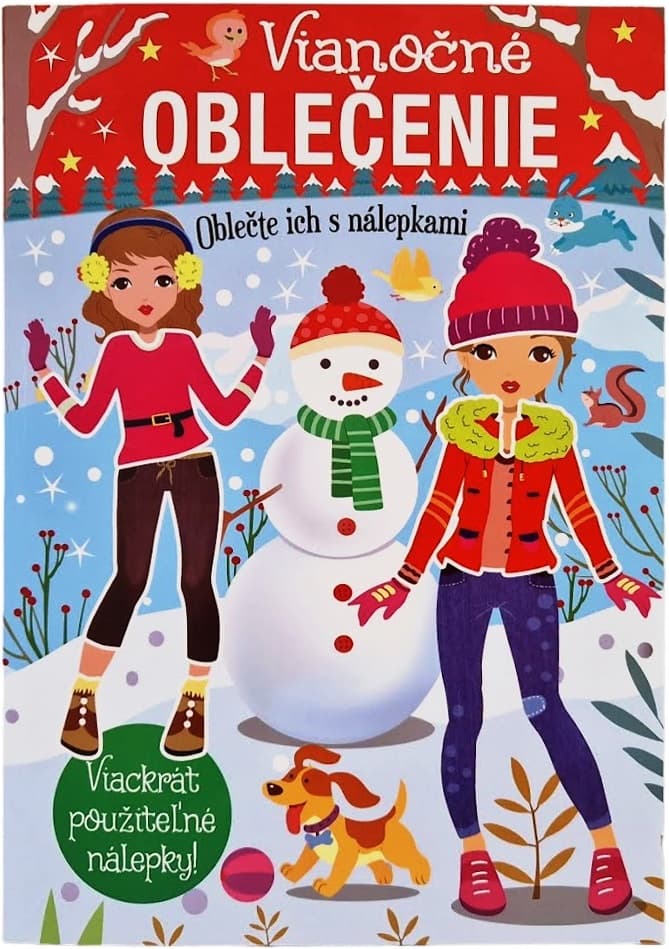 Vianočné oblečenie oblečte ich nálepkami