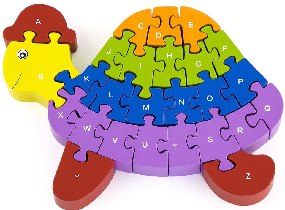 Viga 3D Puzzle korytnačka