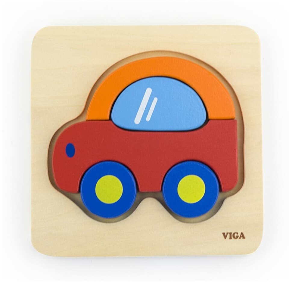 Viga Puzzle pre najmenších Autíčko