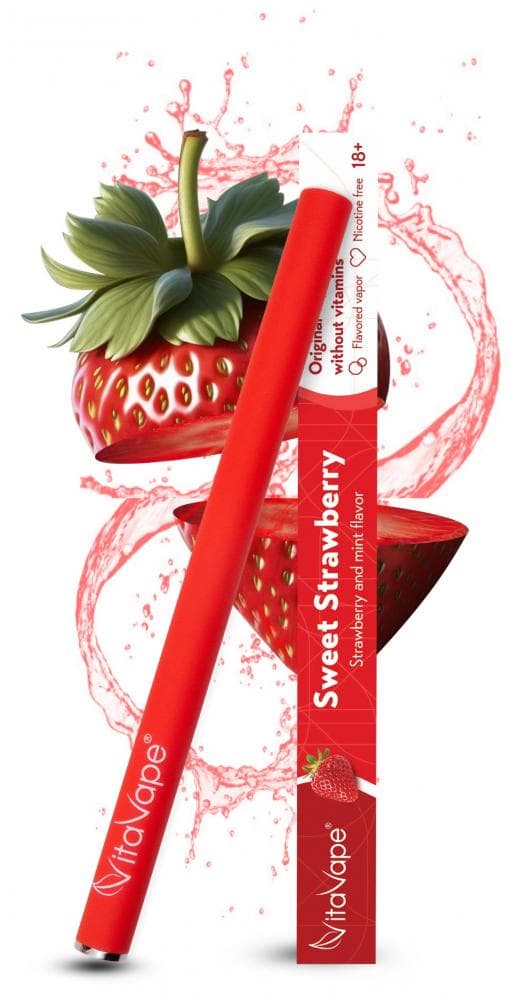 VitaVape Inhalátor Sweet Strawberry 600 poťahov
