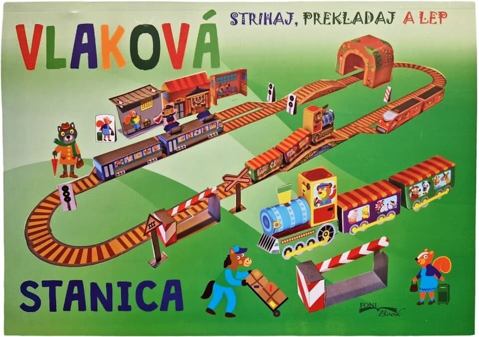 Vlaková stanica origami