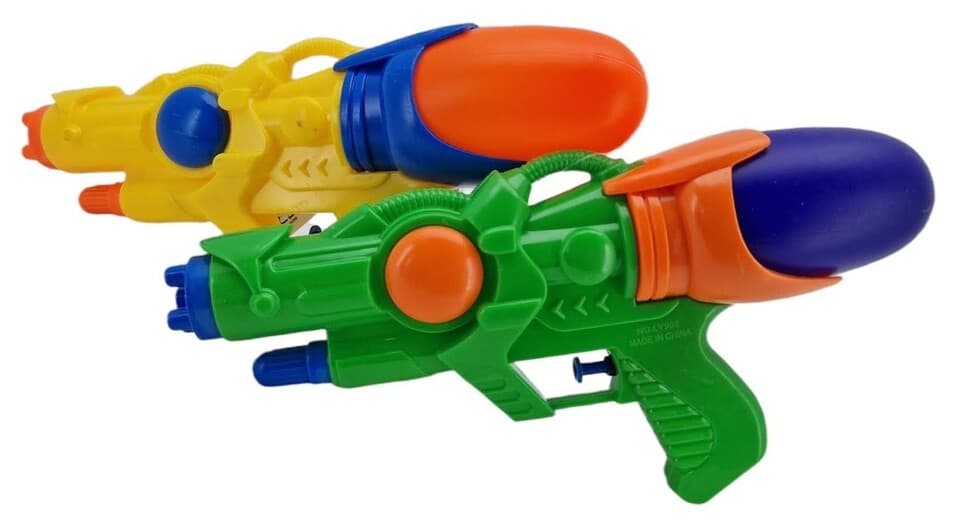 Vodná pistoľ 28cm - zelená