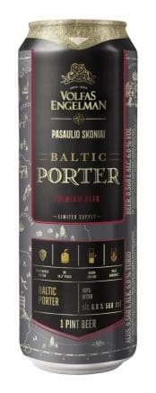 Volfas Engelman Baltic Porter Tmavé pivo 6%/0,568L