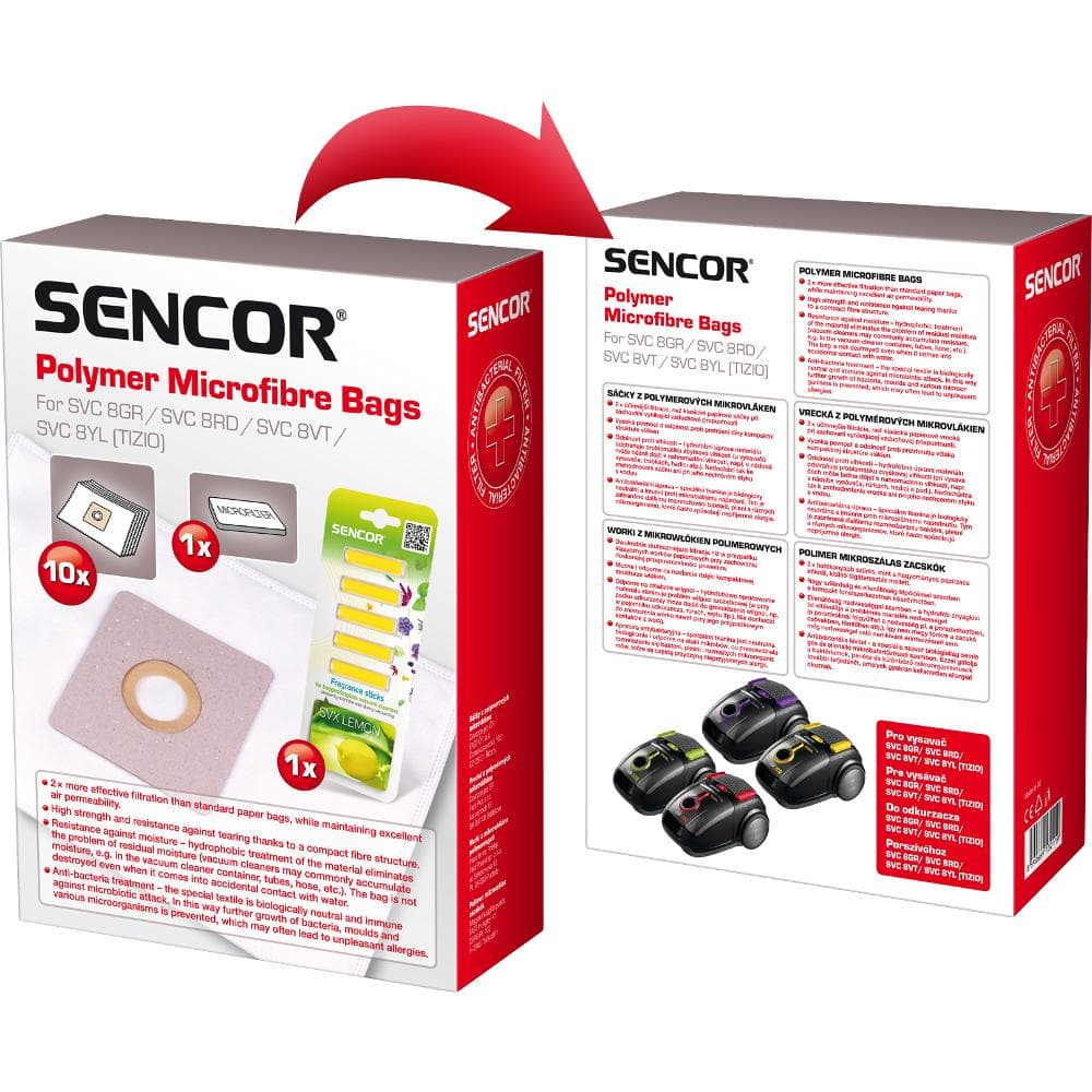 Vrecko k SVC 8 (10ks)+vôňa (5ks) SENCOR