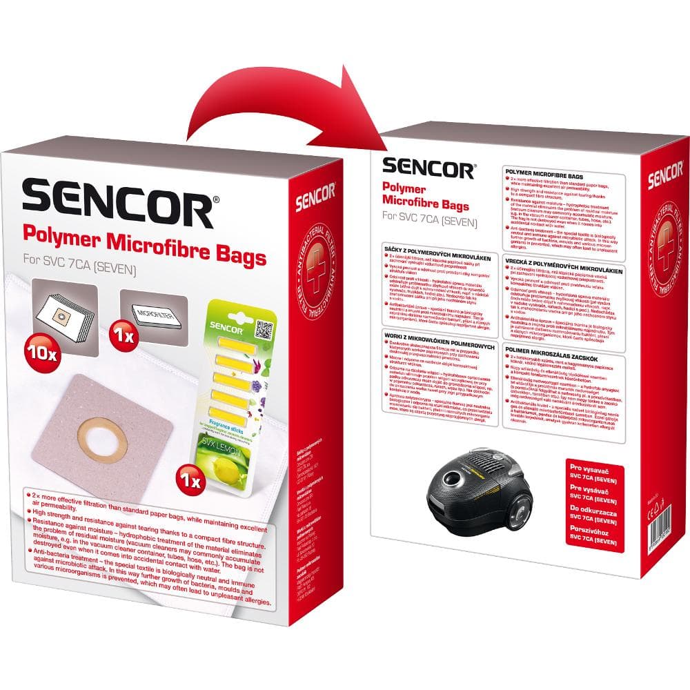 Vrecko SVC 7ca (10ks)+vôňa (5ks) SENCOR