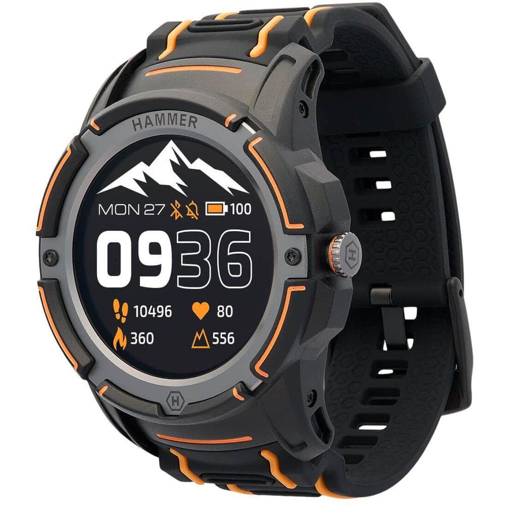 Watch plus black, orange HAMMER