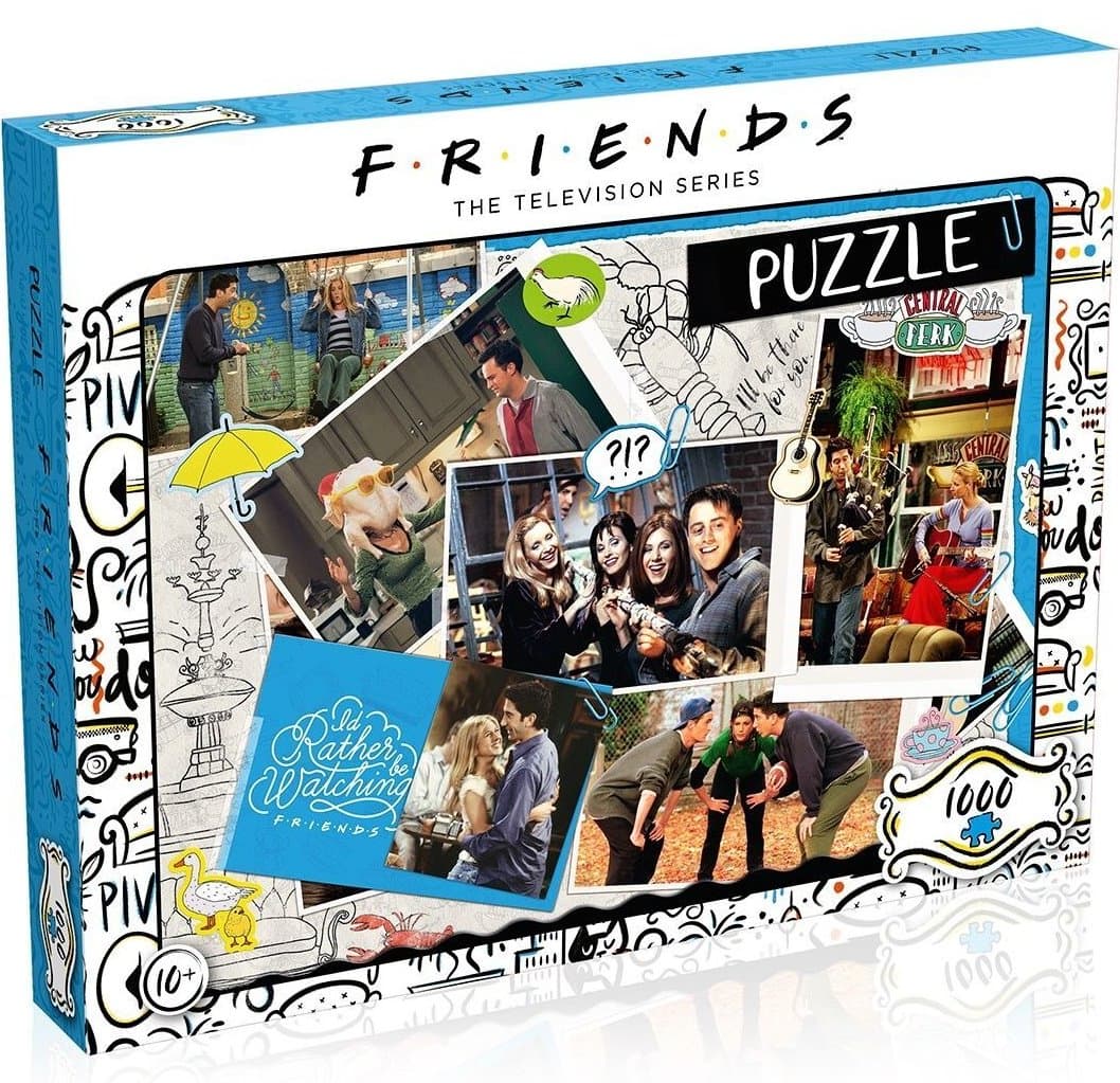 WINNING MOVES Puzzle Přátelé: Koláž 1000 dílků
