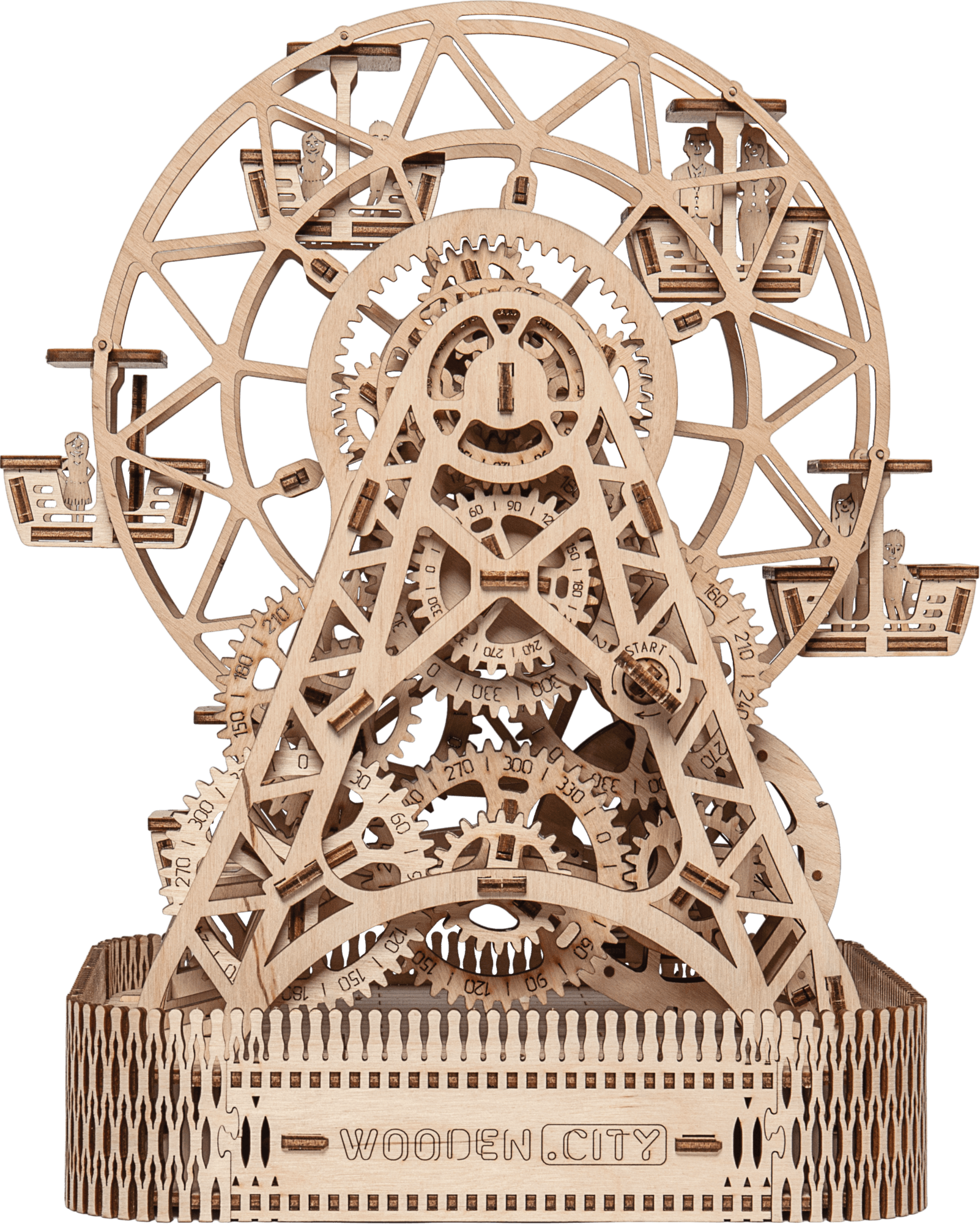 WOODEN CITY 3D puzzle Ruské kolo 470 dílů