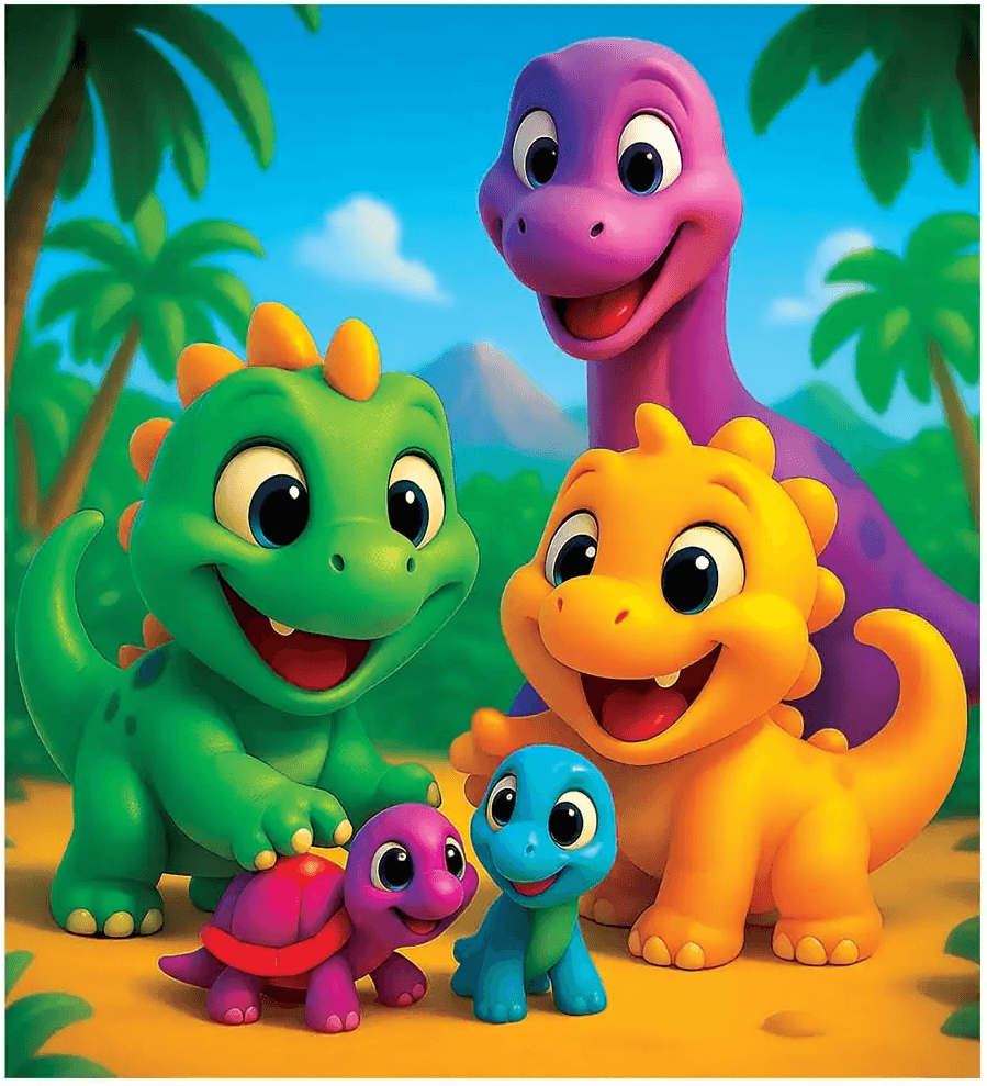 WOODEN CITY Dřevěné puzzle Dinosauři 20 dílků