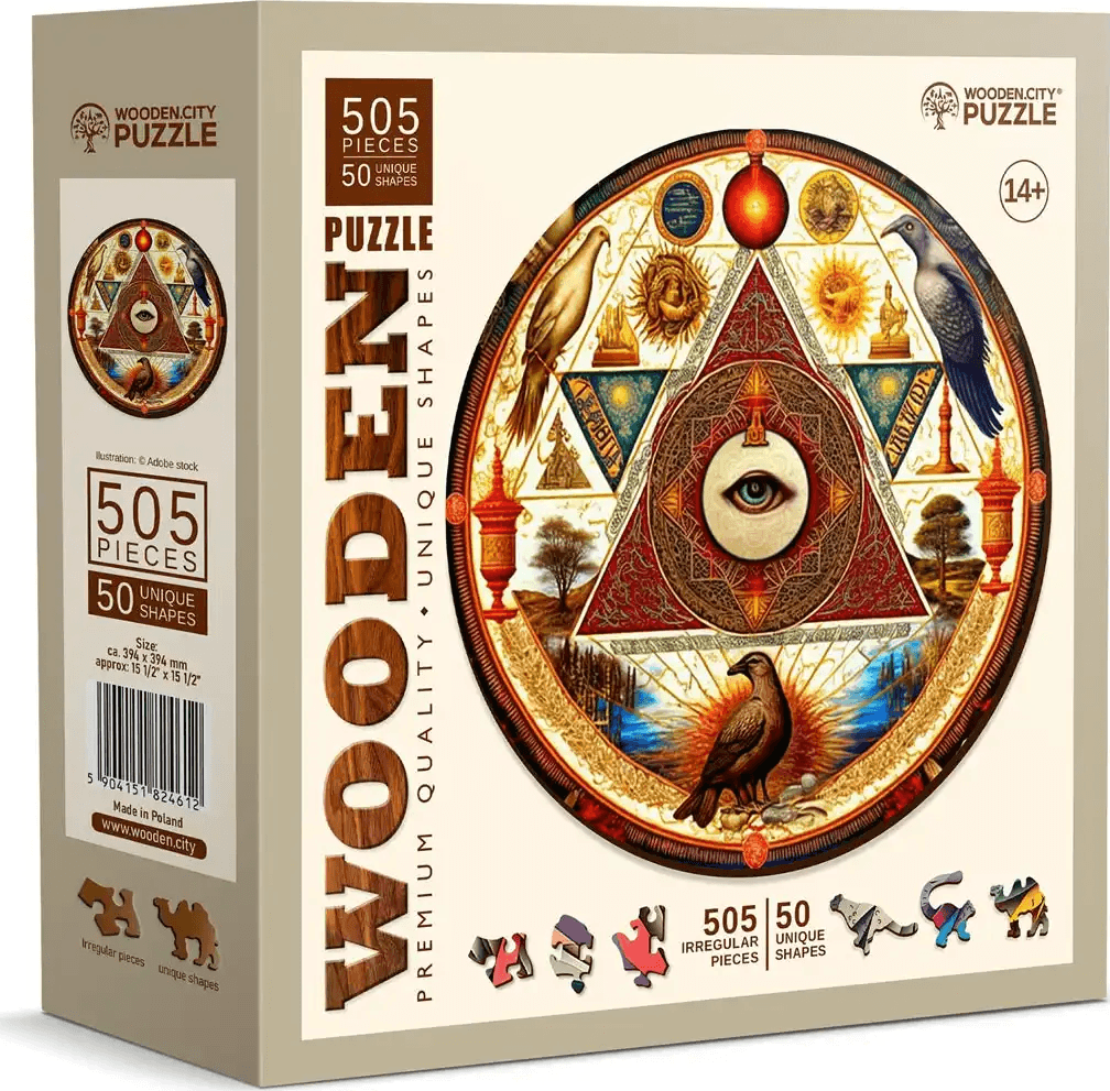 WOODEN CITY Dřevěné puzzle Oko vesmíru 505 dílků