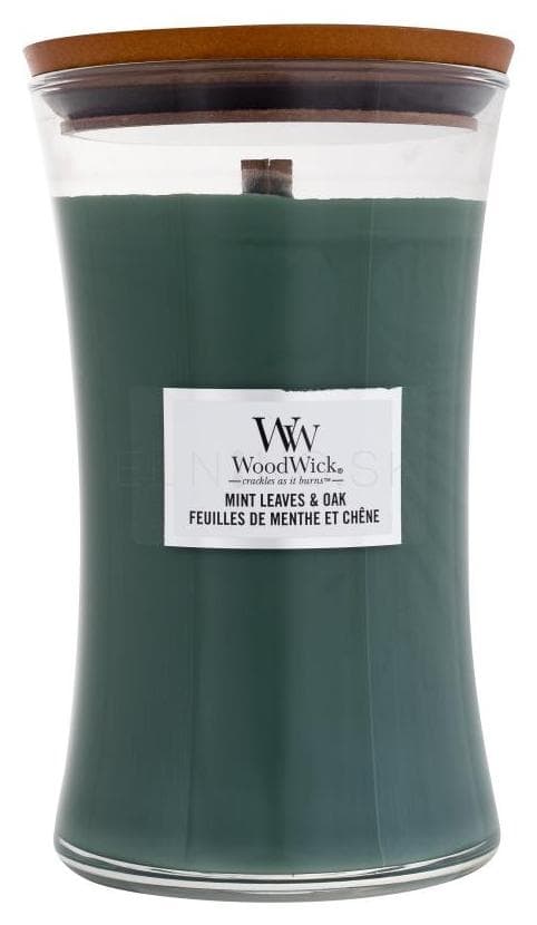 WoodWick vonná sviečka 610g Mint Leaves&Oak