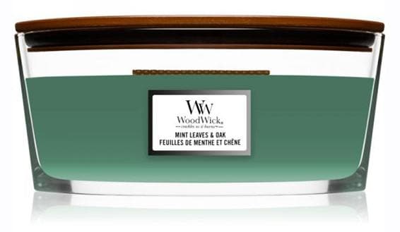 WoodWick vonná sviečka Loď 453g Mint Leaves&Oak