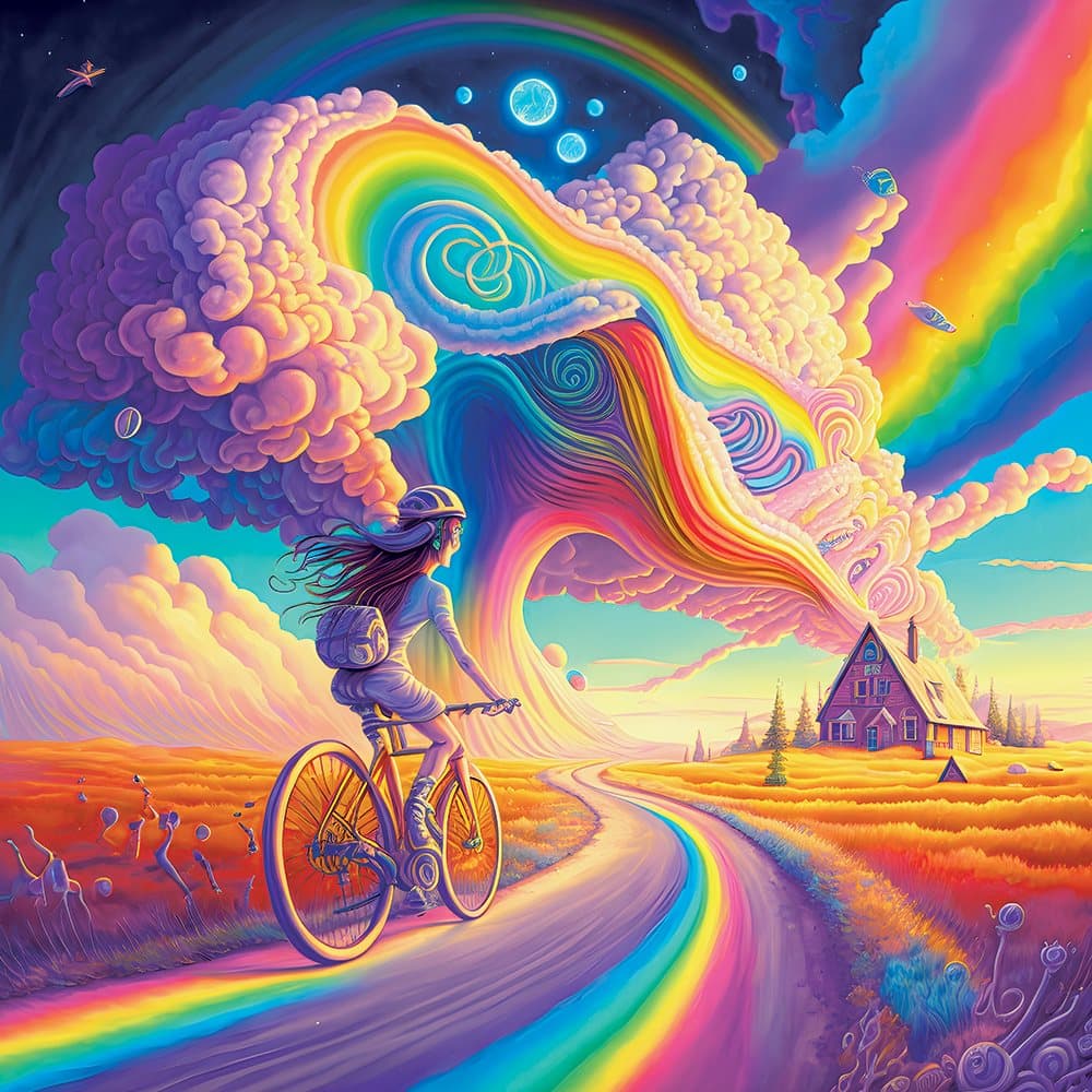 YAZZ Čtvercové puzzle Bikable 1023 dílků