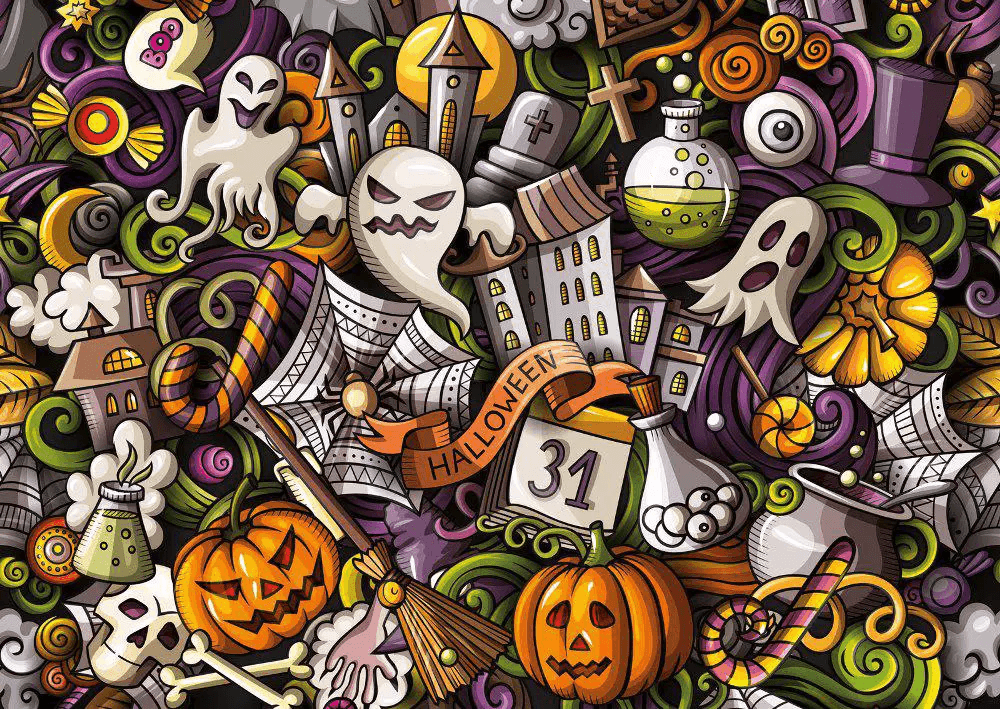YAZZ Puzzle Halloween 1000 dílků