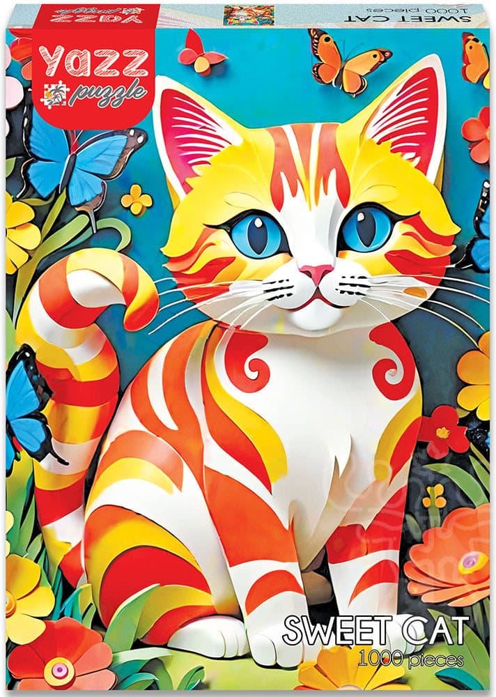 YAZZ Puzzle Roztomilá kočička 1000 dílků