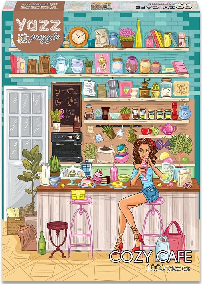 YAZZ Puzzle Útulná kavárna 1000 dílků
