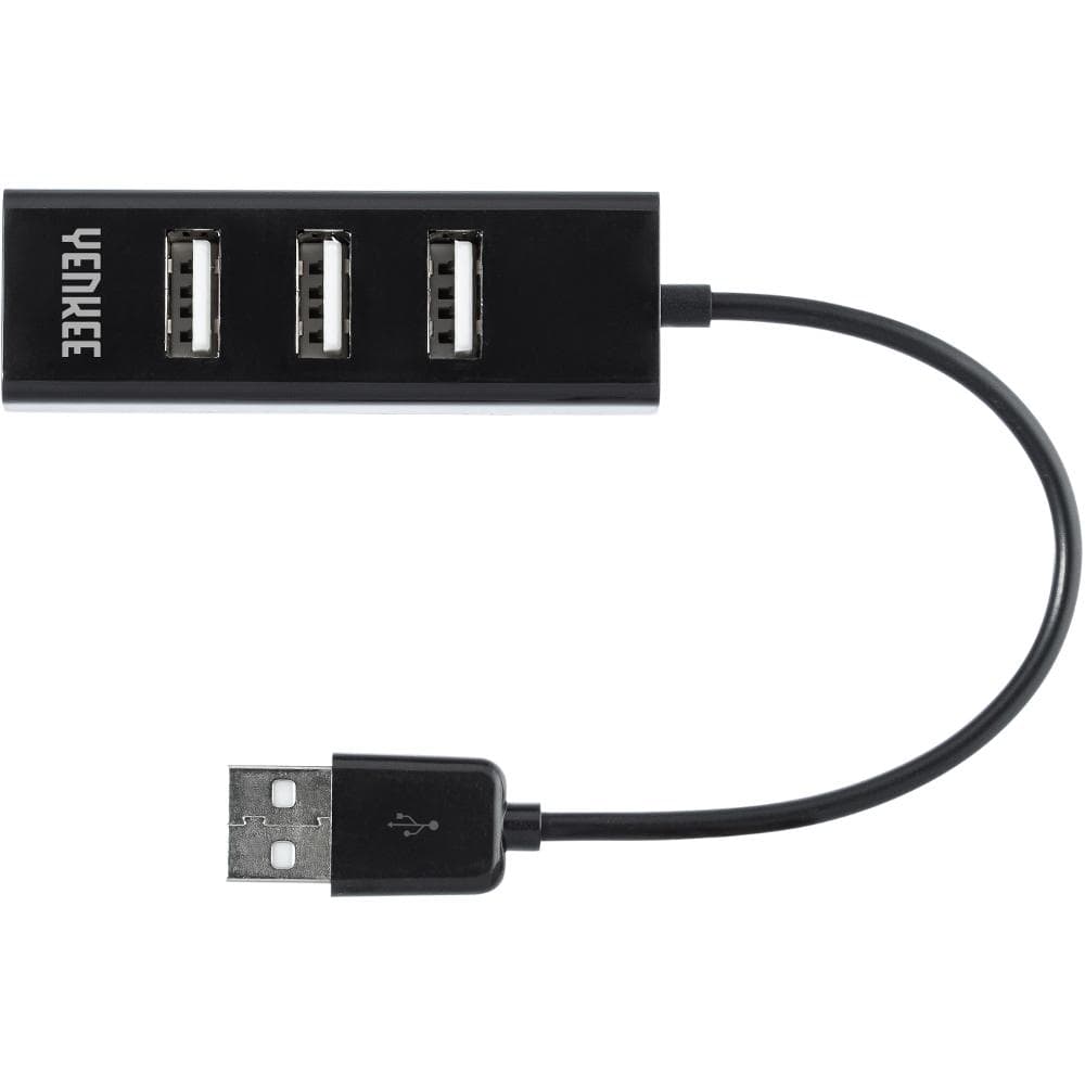 YHB 4001BK Hub 4xUSB2 čierny YENKEE