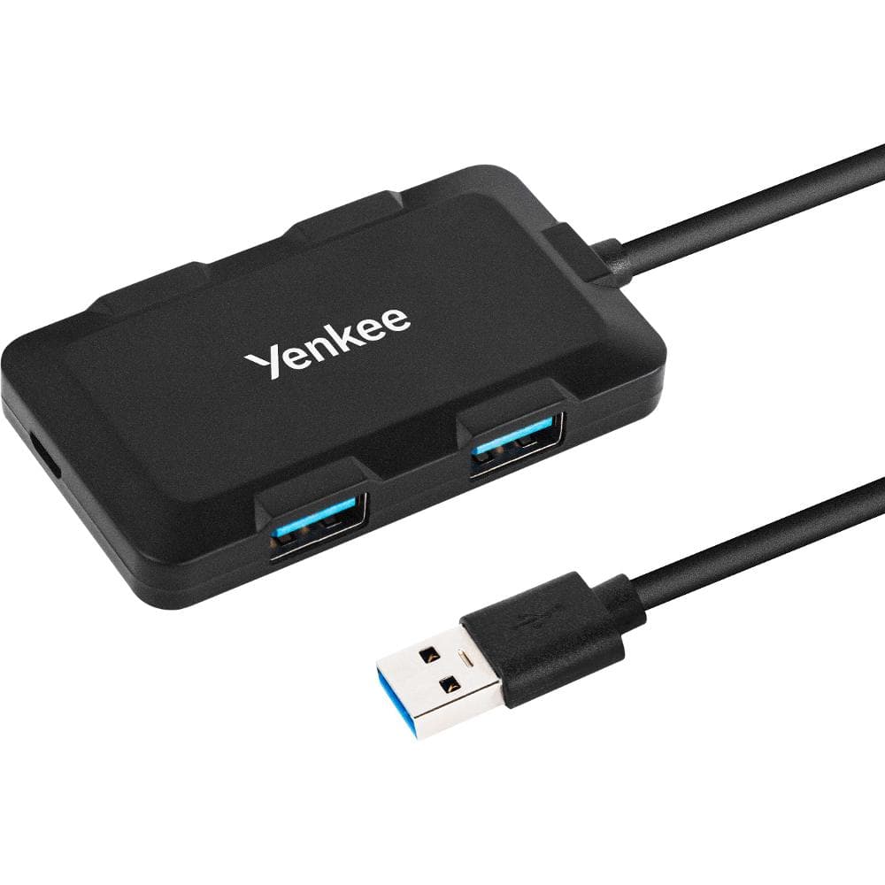 YHB 4341BK Hub 4x USB 3.0 čierny YENKEE