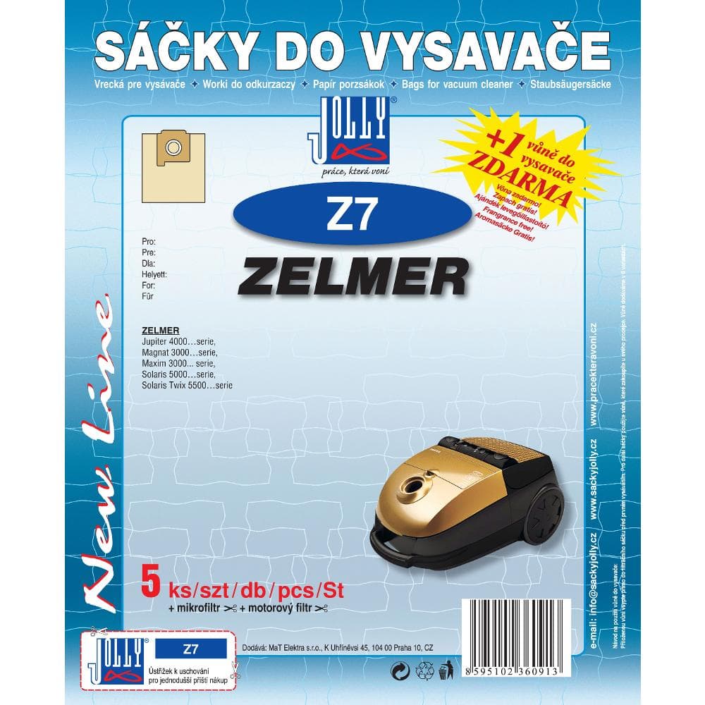 Z 7 vrecko do vysávača JOLLY