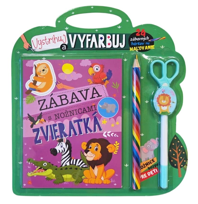 Zábava s nožnicami-Zvieratká