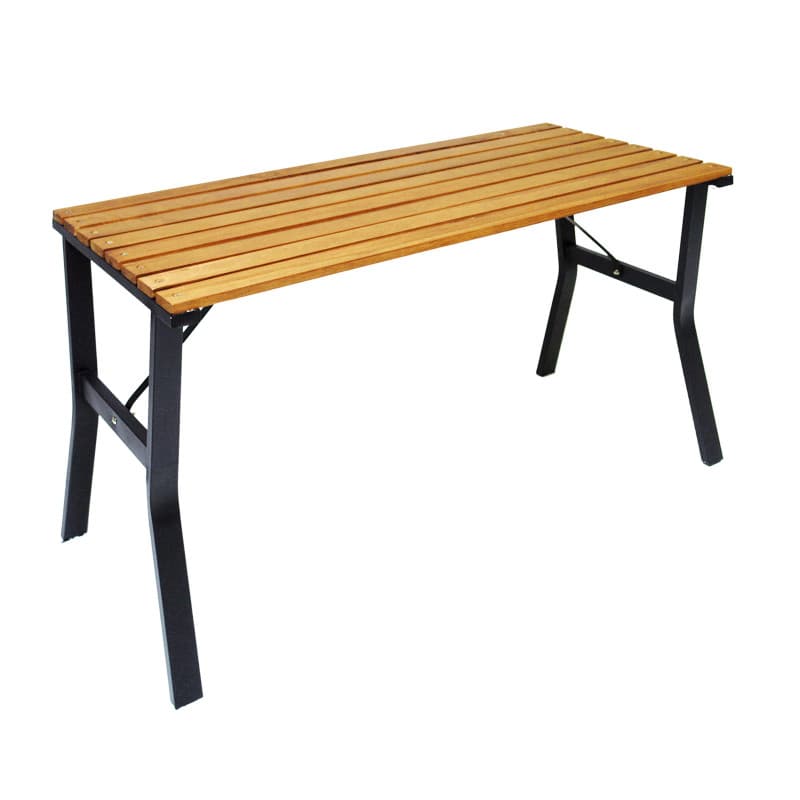 Záhradný stôl drevo/kov 110x57x63 cm Modern