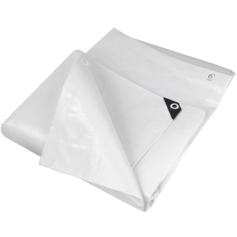 Zakrývacia plachta 210 g/m2, 3x6 m, biela