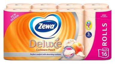 Zewa toaletný papier Deluxe 3vrst./16ks Peach