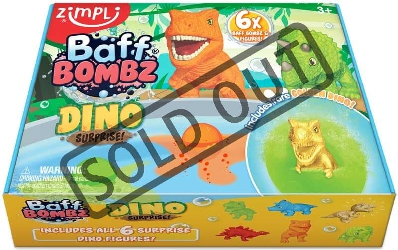 ZIMPLI KIDS Šumivé bomby do koupele Dinosauři