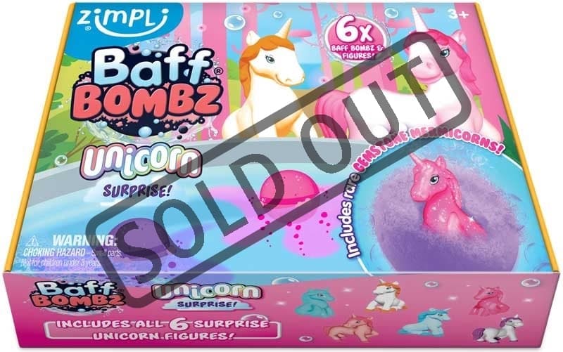ZIMPLI KIDS Šumivé bomby do koupele Jednorožci