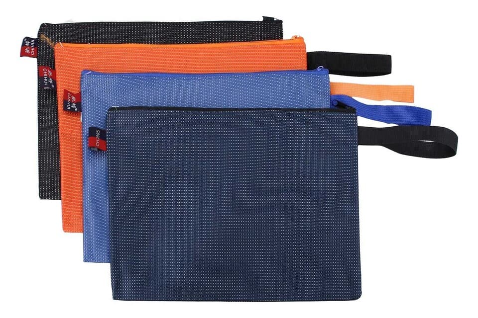 Zložka so zipsom 32,5x23,5cm - oranžová