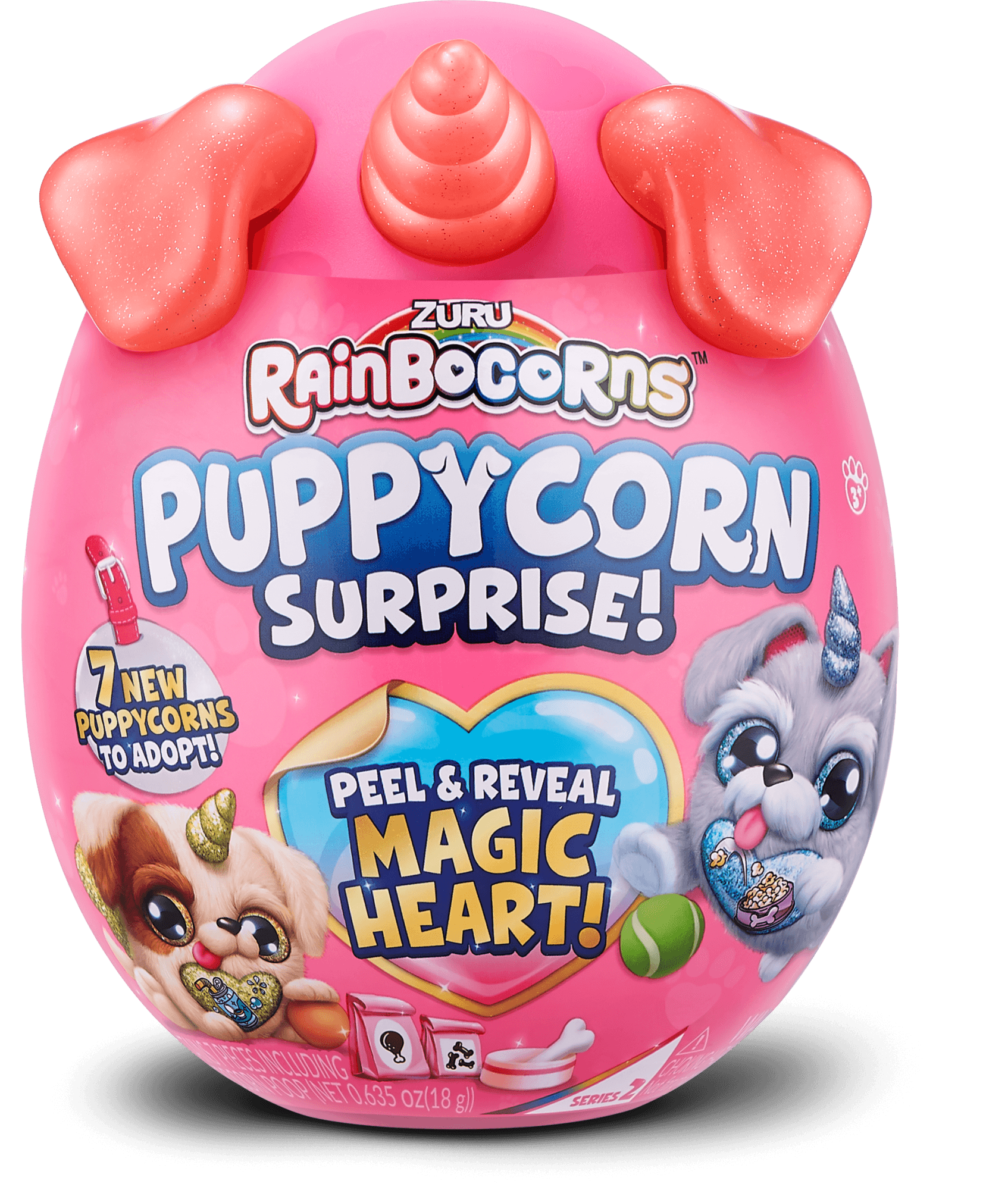 ZURU Rainbocorns S2: Pejsek (růžovo-oranžový)