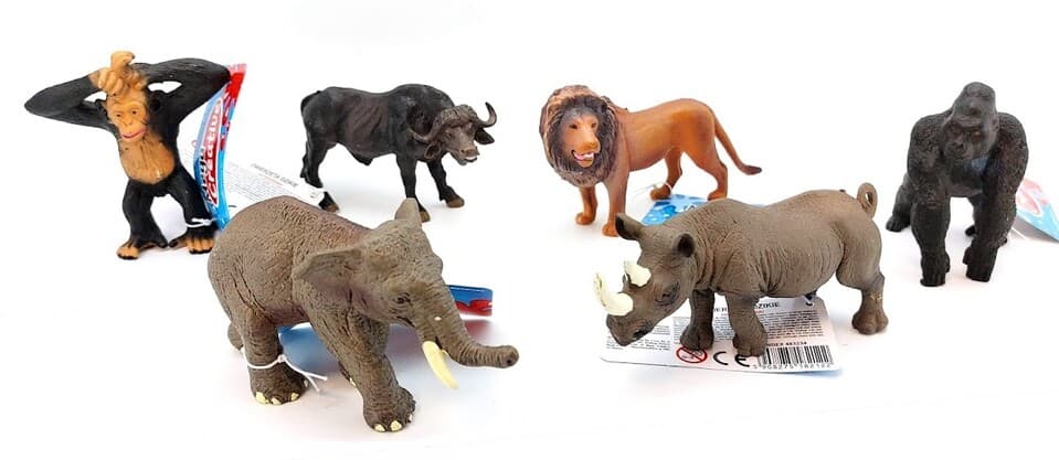 Zvieratká divoké mix - byvol